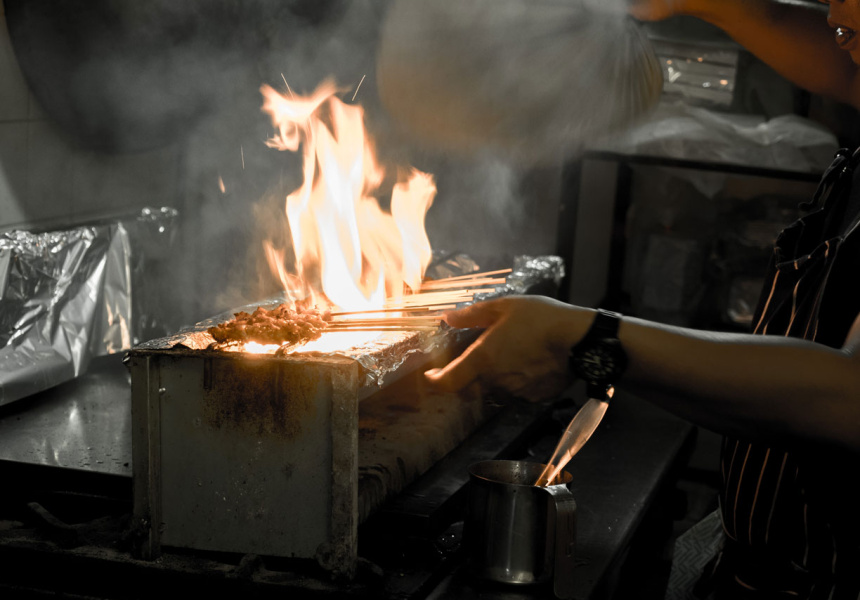 Satay on Charcoal Victoria Park