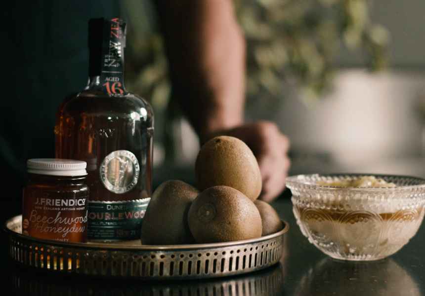 Recipe: Pete Gunn’s Kiwi, Honey and Whisky Trifle